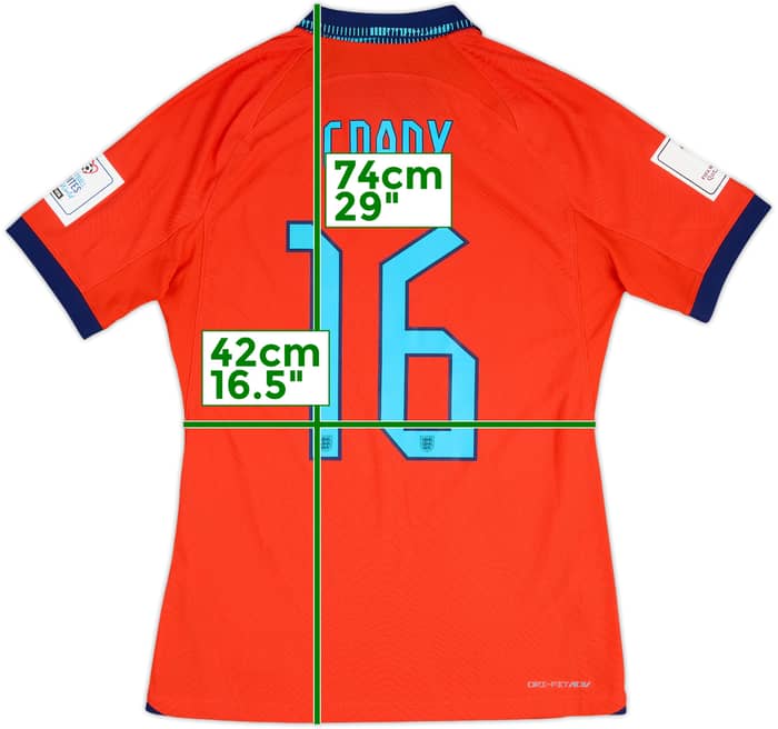2022 England Player Issue World Cup Away Shirt Coady #16 - 9/10 - (M)