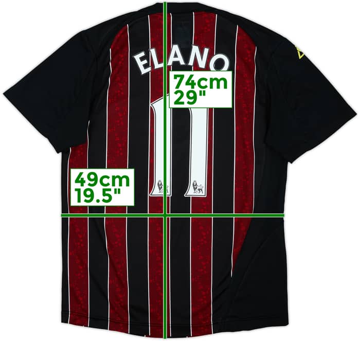 2008-09 Manchester City Away Shirt Elano #11 - 8/10 - (M)