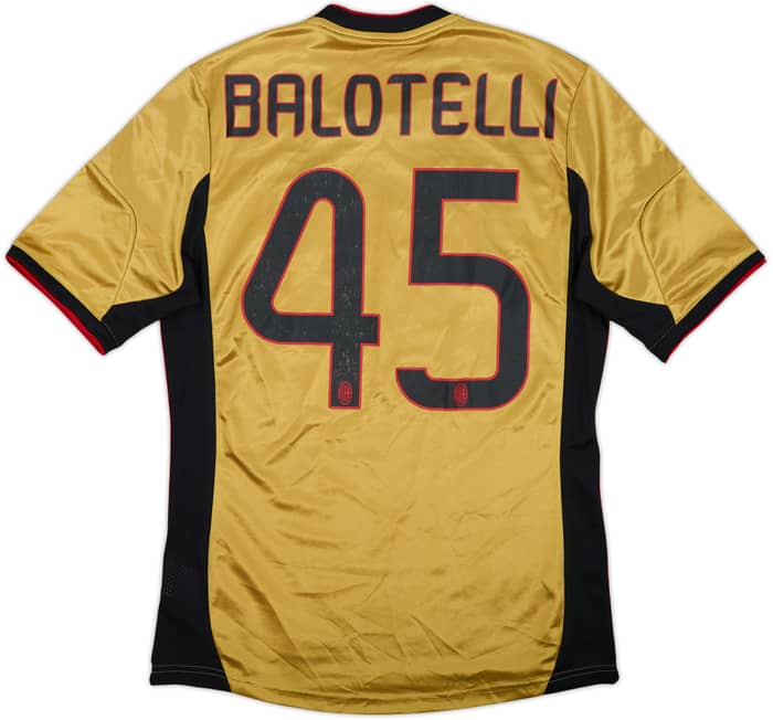 2013-14 AC Milan Third Shirt Balotelli #45 - 6/10 - (S)