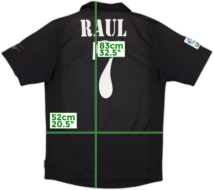 2002-03 Real Madrid Centenary Away Shirt Raul #7 - 8/10 - (M)