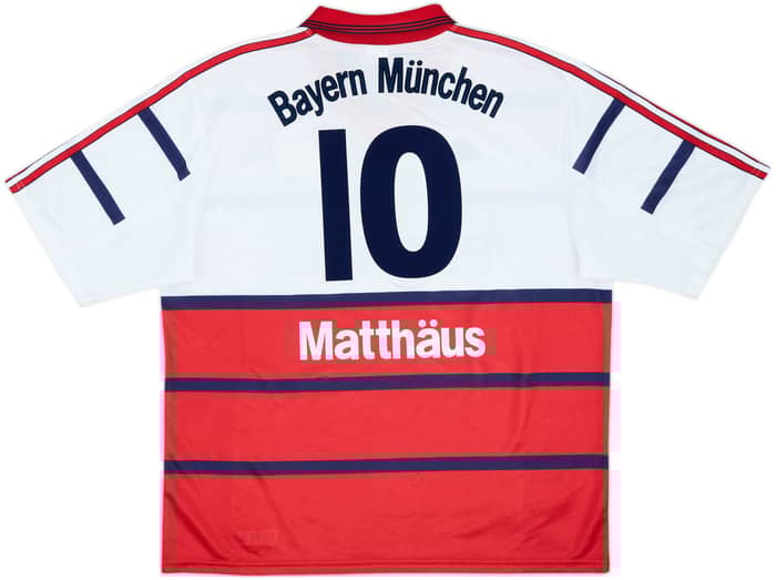 1998-00 Bayern Munich Away Shirt Matthaus #10 - 9/10 - (XL)
