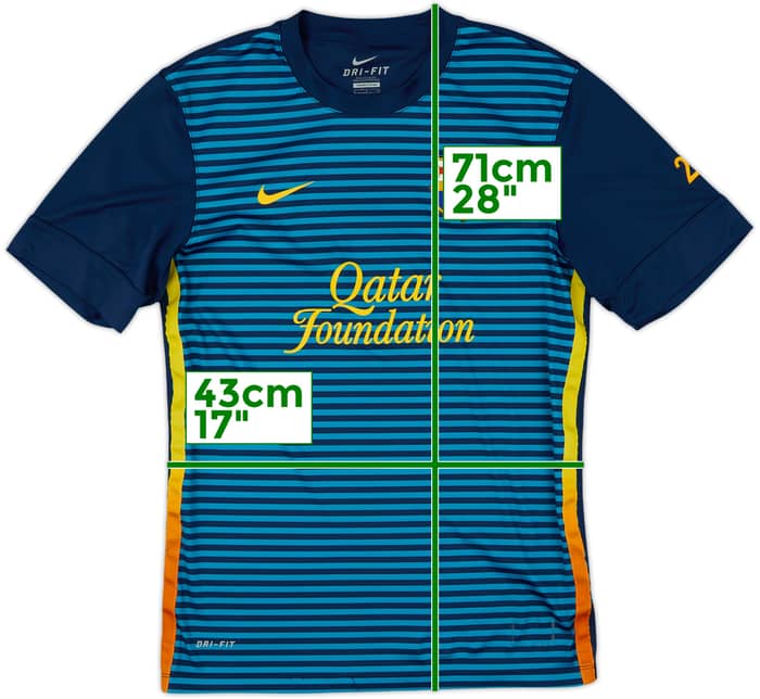 2012-13 Barcelona Nike Training Shirt - 8/10 - (S)