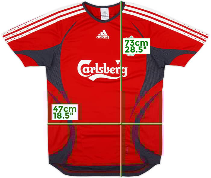 2006-07 Liverpool adidas Formotion Training Shirt - 8/10 - (M)