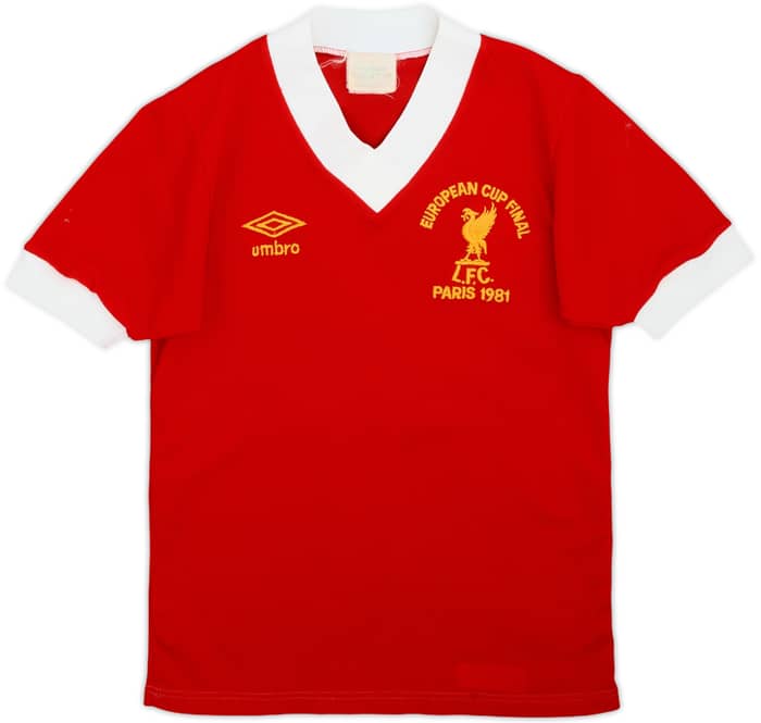 Camiseta de local de la Final de la Copa de Europa del Liverpool 1980-81 #2 - 8/10 - (M. Niños)