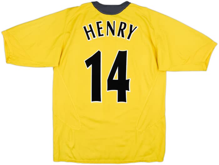 2005-06 Arsenal Away Shirt Henry #14 - 8/10 - (L)