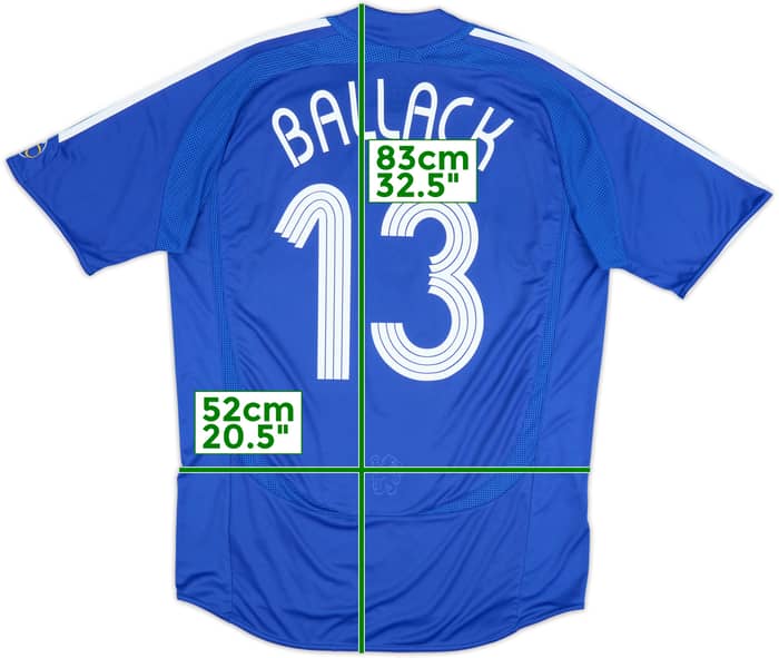 2006-08 Chelsea Camiseta local Ballack #13 - 6/10 - (L)