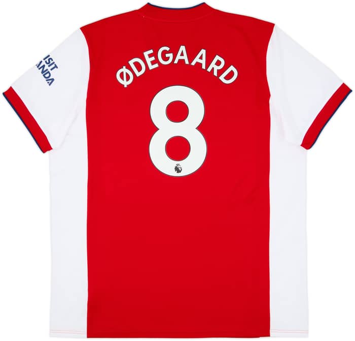 2021-22 Arsenal Home Shirt Odegaard #8 - 9/10 - (XXL)