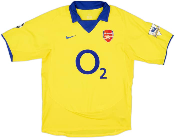 2003-05 Arsenal Away Shirt Vieira #4 - 9/10 - (S)