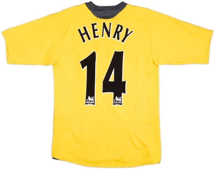2006-07 Arsenal Away Shirt Henry #14 - 8/10 - (S)