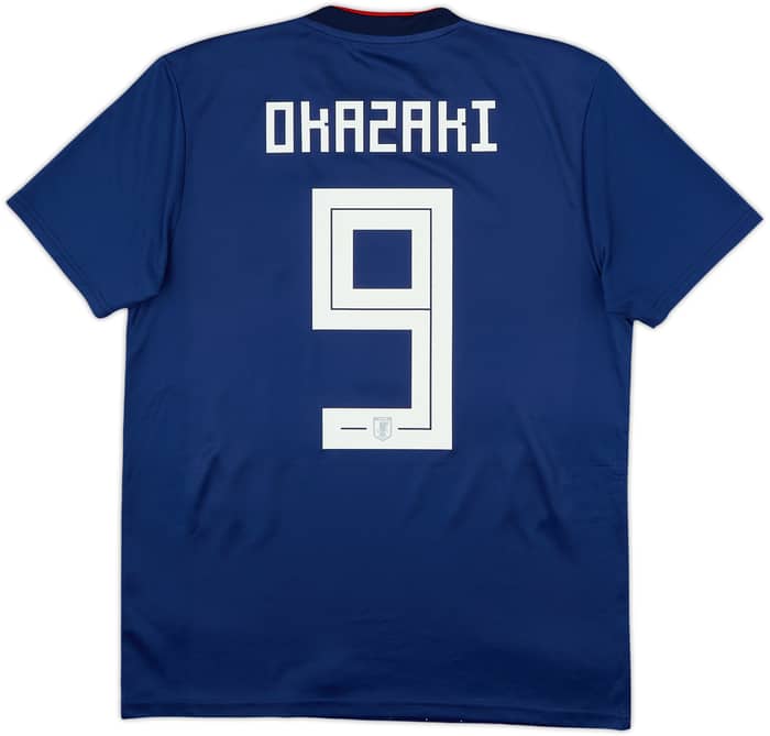 2018-19 Japan Home Shirt Okazaki #9 - 8/10 - (M)