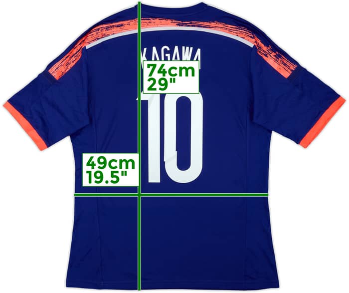 2013-15 Japan Home Shirt Kagawa #10 - 7/10 - (L)