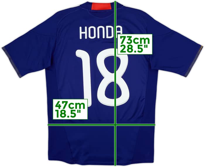 2010-12 Japan Home Shirt Honda #18 - 8/10 - (S)
