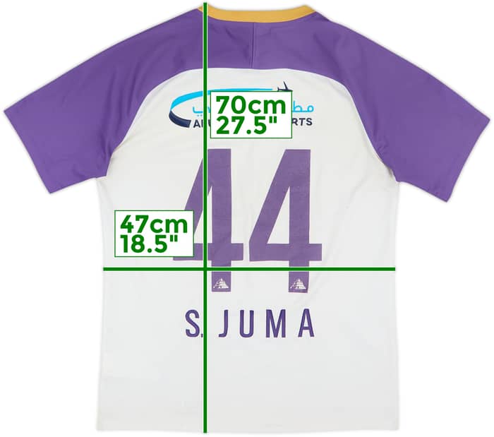 2017-18 Al Ain Away Shirt S. Juma #44 - 5/10 - (M)