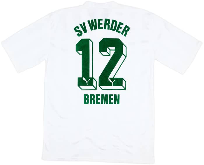 1992-93 Werder Bremen Match Issue Home Shirt #12
