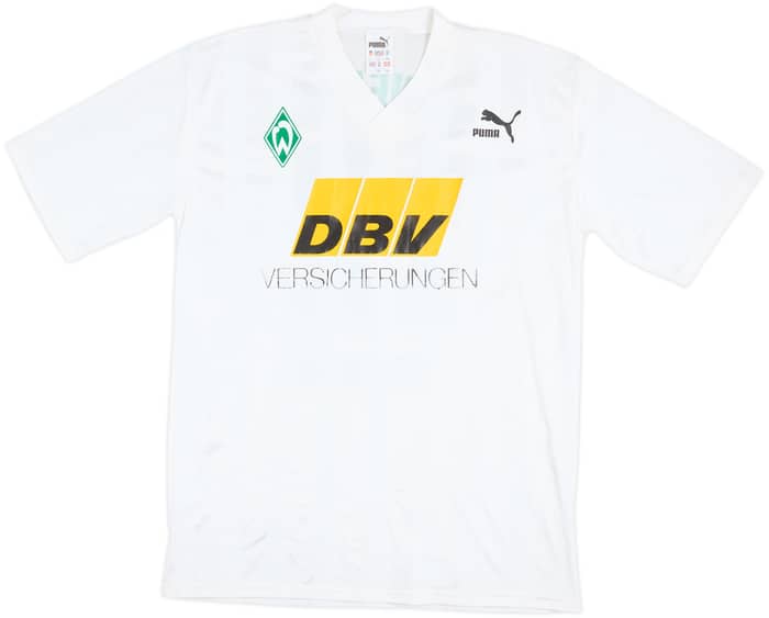 1992-93 Werder Bremen Match Issue Home Shirt #12
