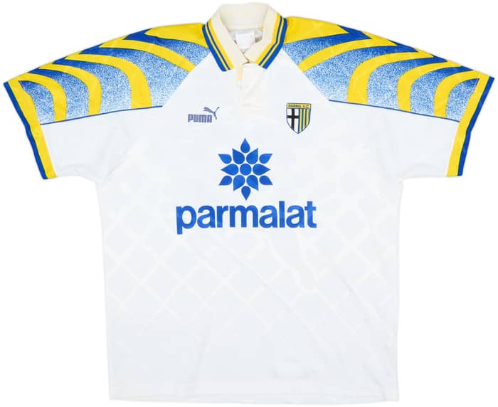 1995-97 Parma Home Shirt Zola #10 - 7/10 - (L)
