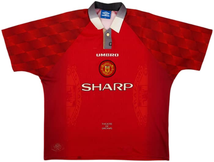 Camiseta de local del Manchester United 1996-98 Cantona #7 - 6/10 - (XXL)