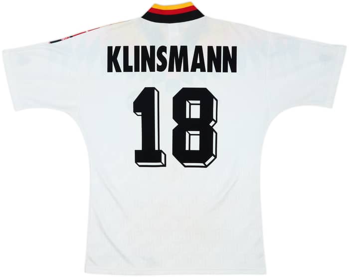 1994-96 Germany Home Shirt Klinsmann #18 - 6/10 - (M)