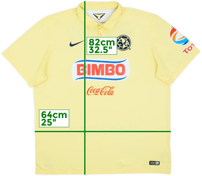 2014-15 Club America Home Shirt - 6/10 - (XXL)