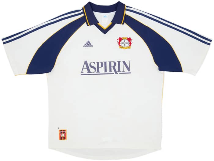 1999-00 Bayer Leverkusen Away Shirt Ballack #13 - 8/10 - (XL)