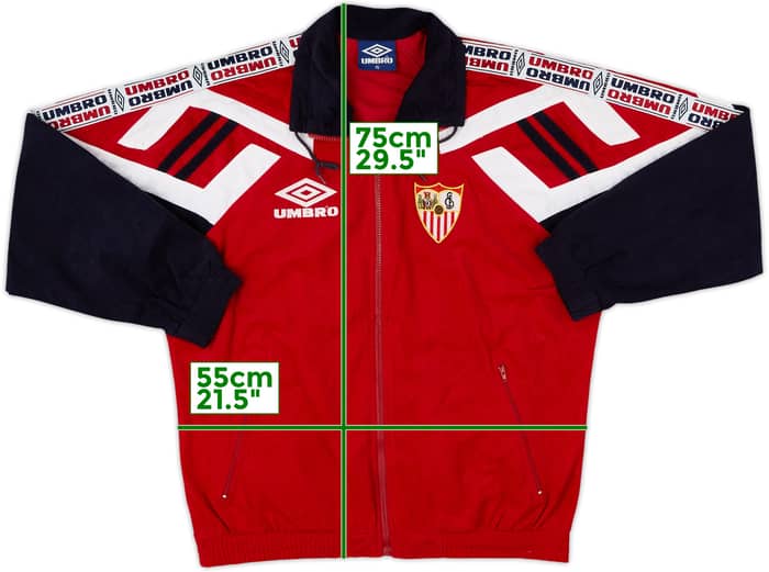 1998-99 Sevilla Umbro Track Jacket - 8/10 - (S)