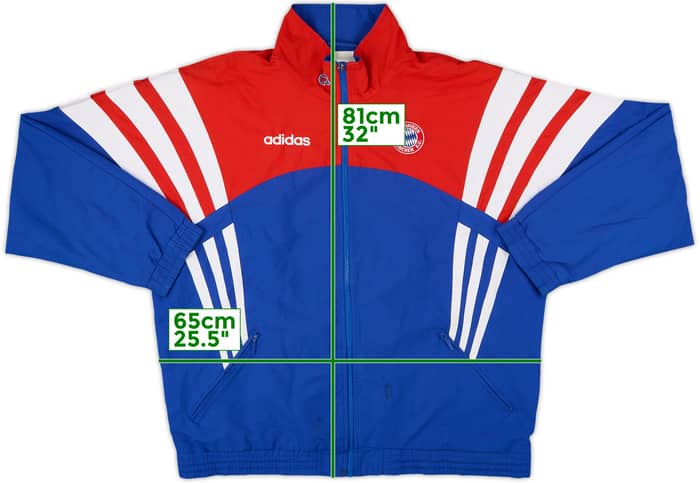 1995-96 Bayern Munich adidas Track Jacket - 7/10 - (XL)
