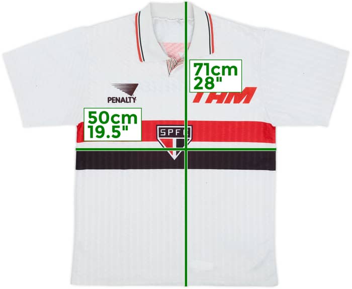 1993 Sao Paulo Home Shirt - 5/10 - (M)