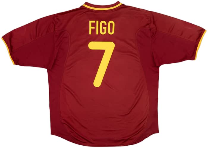 2000-02 Portugal Home Shirt Figo #7 - 8/10 - (L)