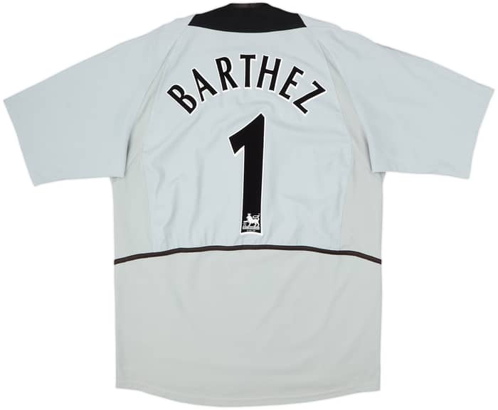 2002-04 Manchester United GK S/S Shirt Barthez #1 - 8/10 - (XL)