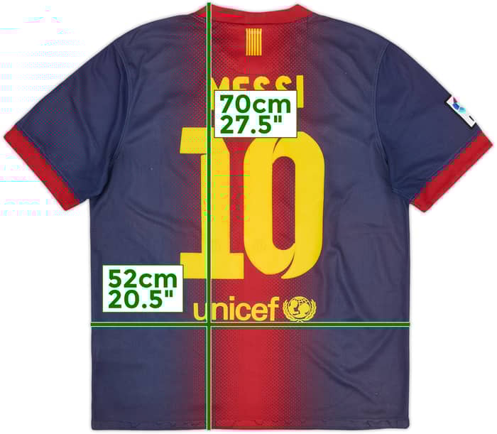 2012-13 Barcelona Camiseta Local Messi #10 - 6/10 - (M)