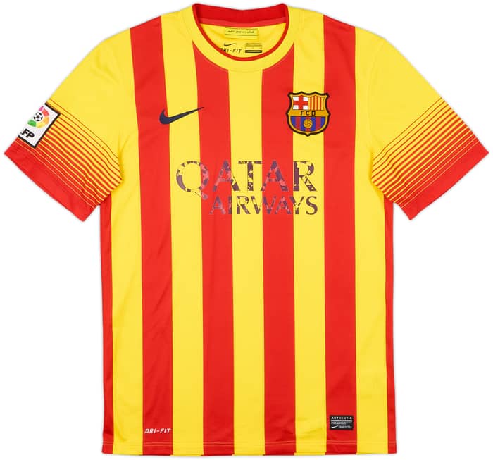 2013-15 Barcelona Away Shirt - 4/10 - (S)