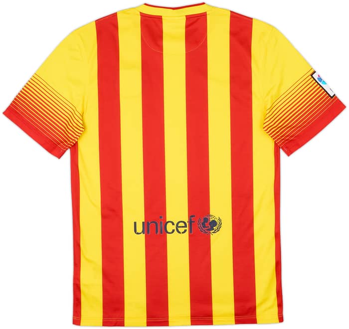 2013-15 Barcelona Away Shirt - 4/10 - (S)