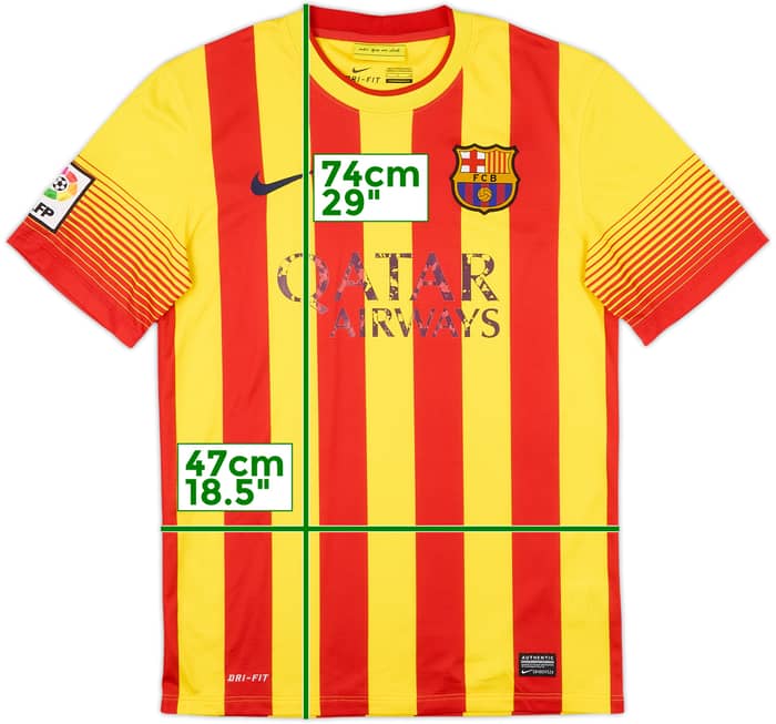 2013-15 Barcelona Away Shirt - 4/10 - (S)