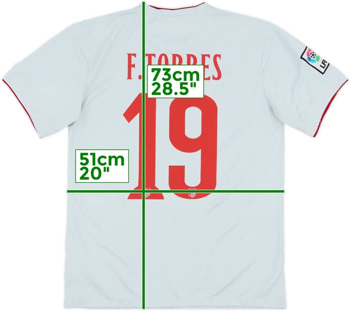 2014-15 Atletico Madrid Away Shirt F.Torres #19 - 8/10 - (L)