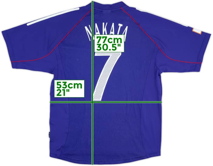 2002-04 Japan Home Shirt Nakata #7 - 6/10 - (L)