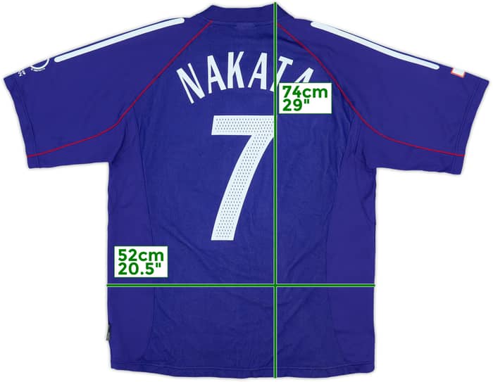 2002-04 Japan Home Shirt Nakata #7 - 8/10 - (L)