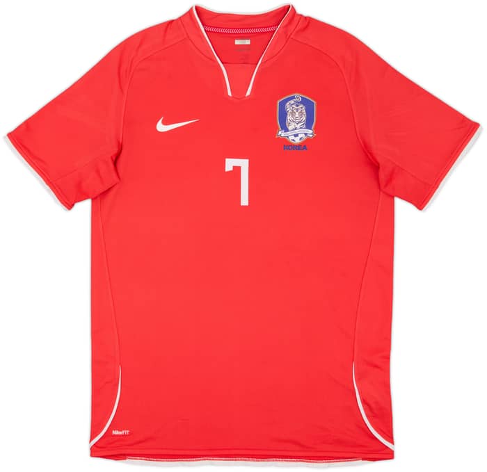 2008-10 South Korea Home Shirt #7 - 9/10 - (L)