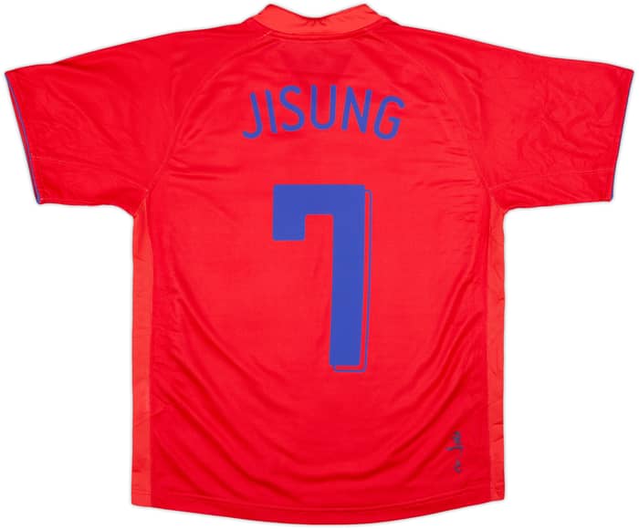 2006-08 South Korea Home Shirt Ji Sung #7 - 8/10 - (S)