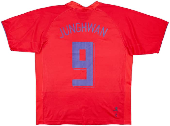 2006-08 South Korea Home Shirt Junghwan #9 - 5/10 - (M)