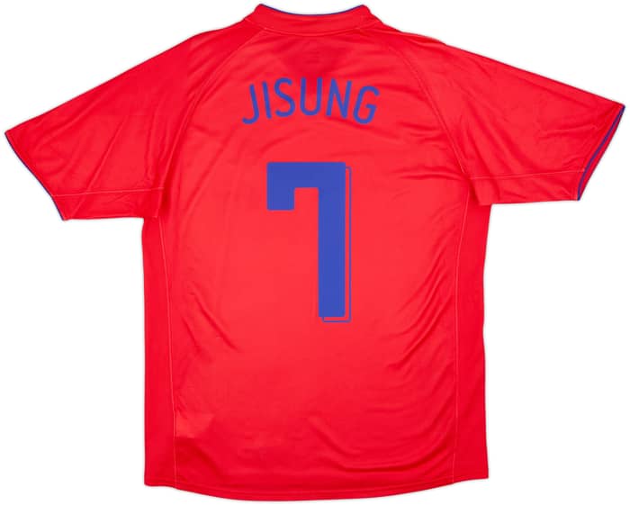 2006-08 South Korea Home Shirt Ji Sung #7 - 8/10 - (L)