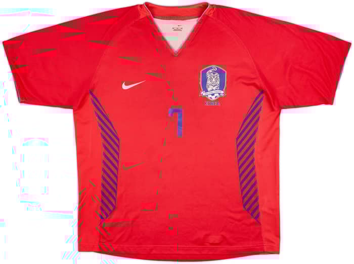 2006-08 South Korea Home Shirt Ji Sung #7 - 5/10 - (XL)