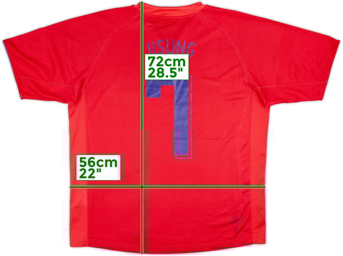 2006-08 South Korea Home Shirt Ji Sung #7 - 5/10 - (XL)