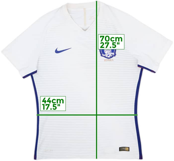 2016-17 South Korea Authentic Away Shirt - 5/10 - (Women's XL)