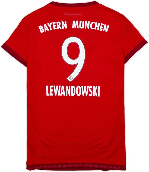 2015-16 Bayern Munich Home Shirt Lewandowski #9 - 5/10 - (Women's XS)