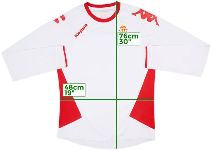 2011-12 Sporting Gijon Kappa Training L/S Shirt - 7/10 - (L)