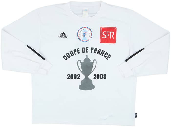 2002-03 adidas Coupe de France L/S Shirt #3 - 8/10 - (XL)
