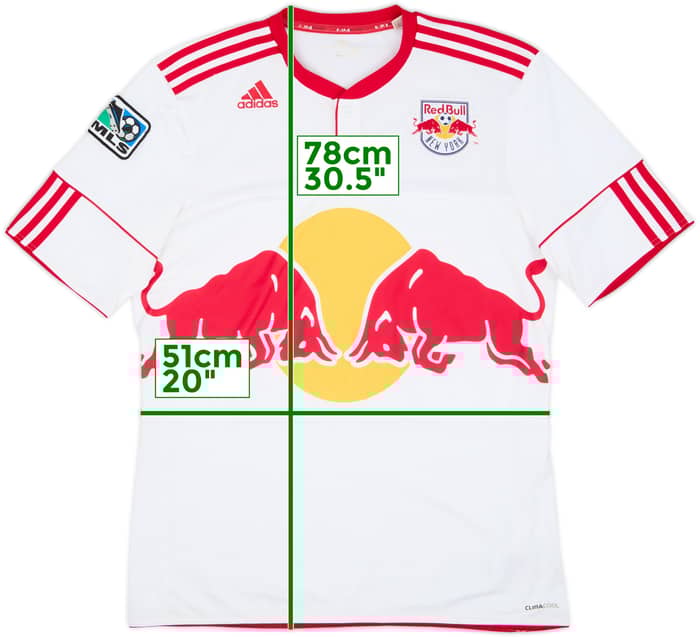 Camiseta de local del New York Red Bulls 2010 #4 - 6/10 - (L)