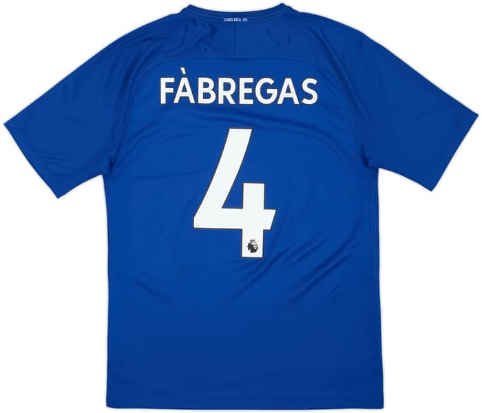 2017-18 Chelsea Home Shirt Fabregas #4 - 8/10 - (M)