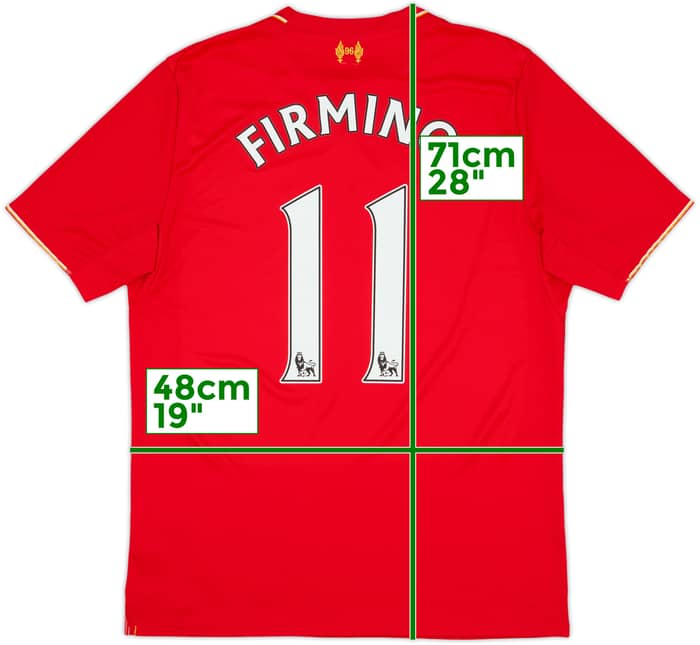 2015-16 Liverpool Home Shirt Firmino #11 - 6/10 - (M)