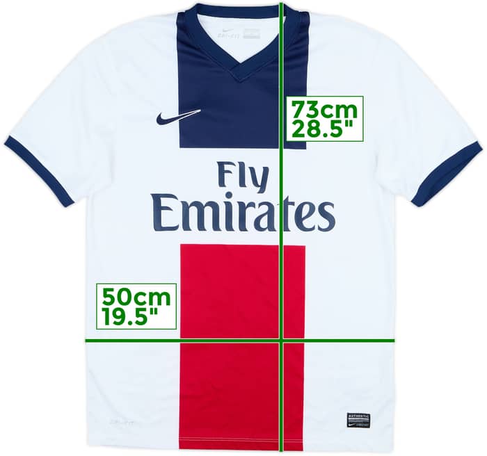 2013-14 Paris Saint-Germain Away Shirt #13 - 8/10 - (M)